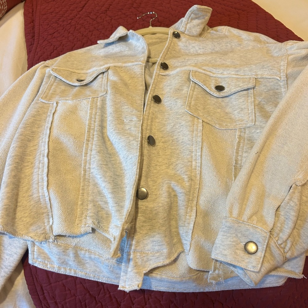 POL Light Gray Casual Jacket